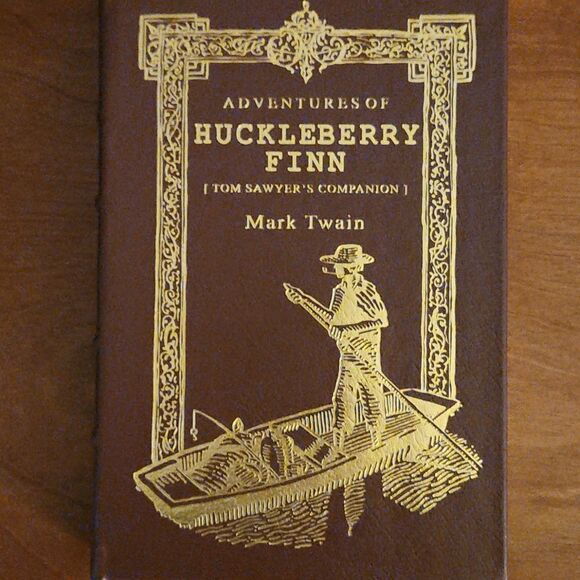 Adventures of Huckleberry Finn Collector's Genuine Leather Edition Book - Picture 3 of 12